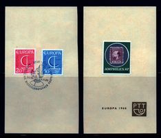 Briefmarken Ausstellung Niederlande mit Vignette