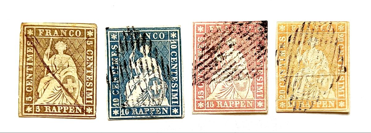 Tutti i francobolli: Strubel B Serie einwandfrei  – Usato da Basel venduto da G.SALE.2
