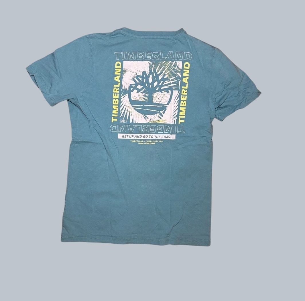 Camicie, T-shirt & Polo: T-shirt Timberland turquoise – Usato da Genève venduto da naako131 1