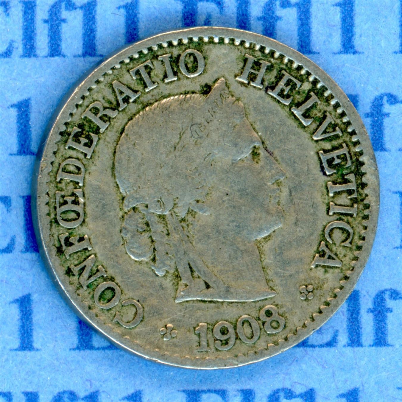 Tutti le monete: CHF___0.05 1908 s-ss 5 Rappen – Usato da Widnau venduto da Elf11