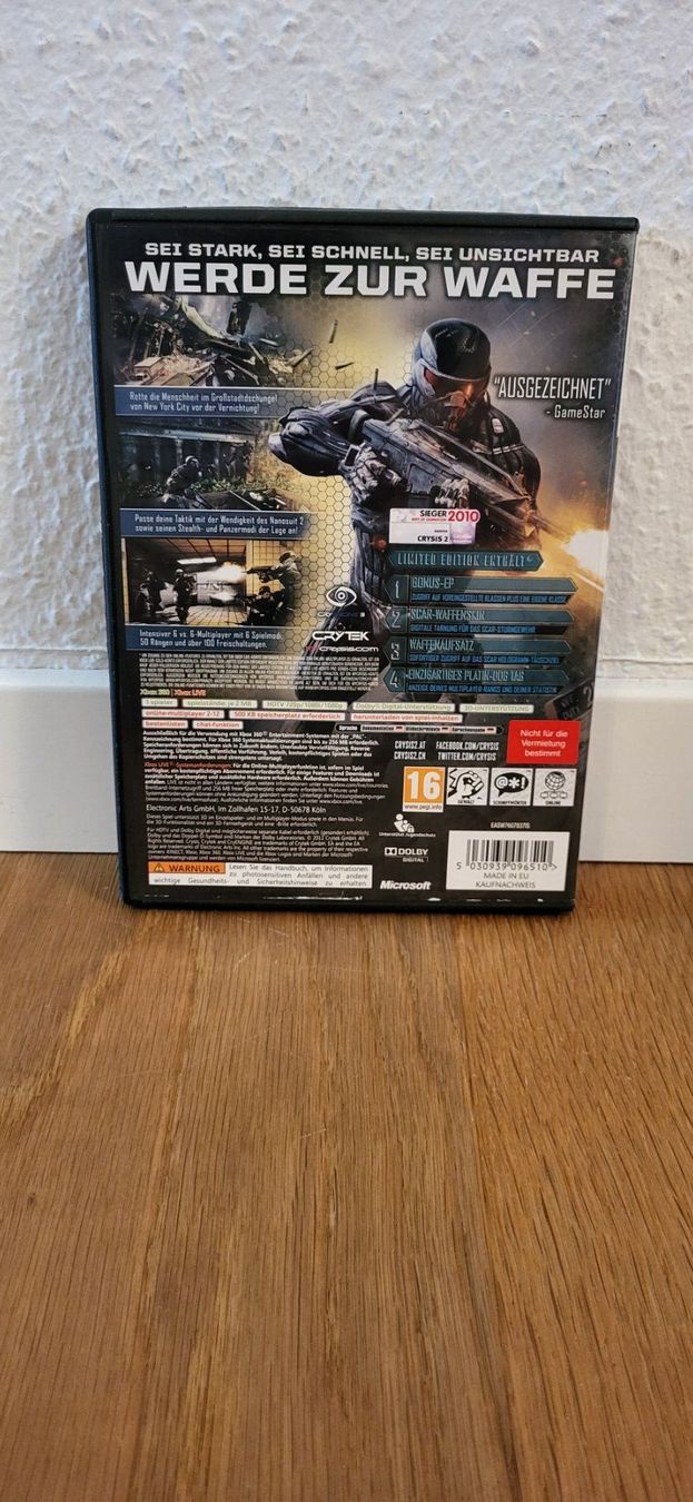 Microsoft Spiele: Xbox 360 - Crysis 2 – Gebraucht aus Münsingen von Heroism2010 1