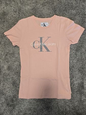 Calvin Klein Jeans T-Shirt, Damen Gr. XS, ROSA Farbe 🌸