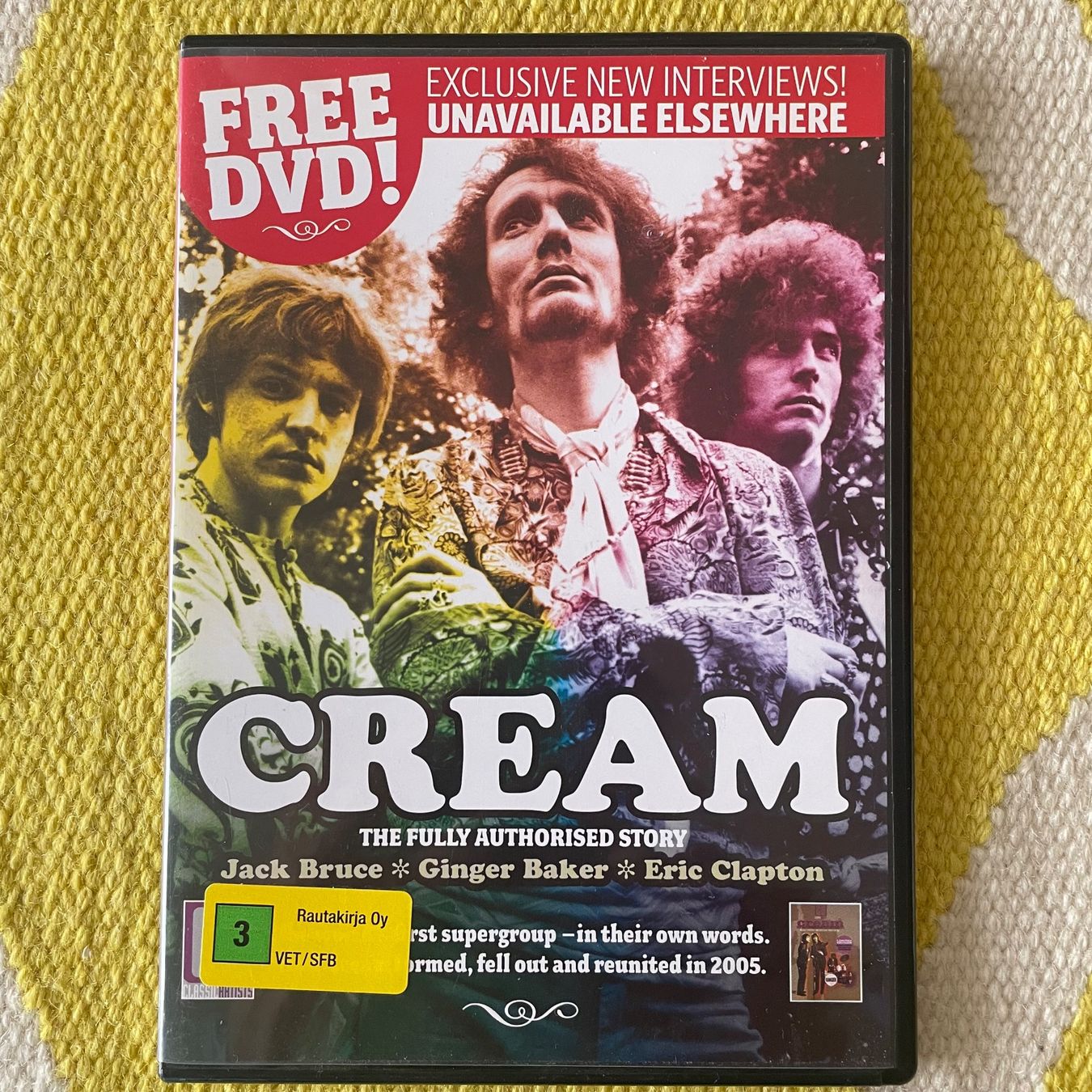 Alle DVDs: CREAM-EXCLUSIVE NEW INTERVIEWS THE FULLY AUTHORISED STORY – Gebraucht aus Rorschacherberg von CD-Roli