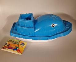 Spielboot für Badewanne blau