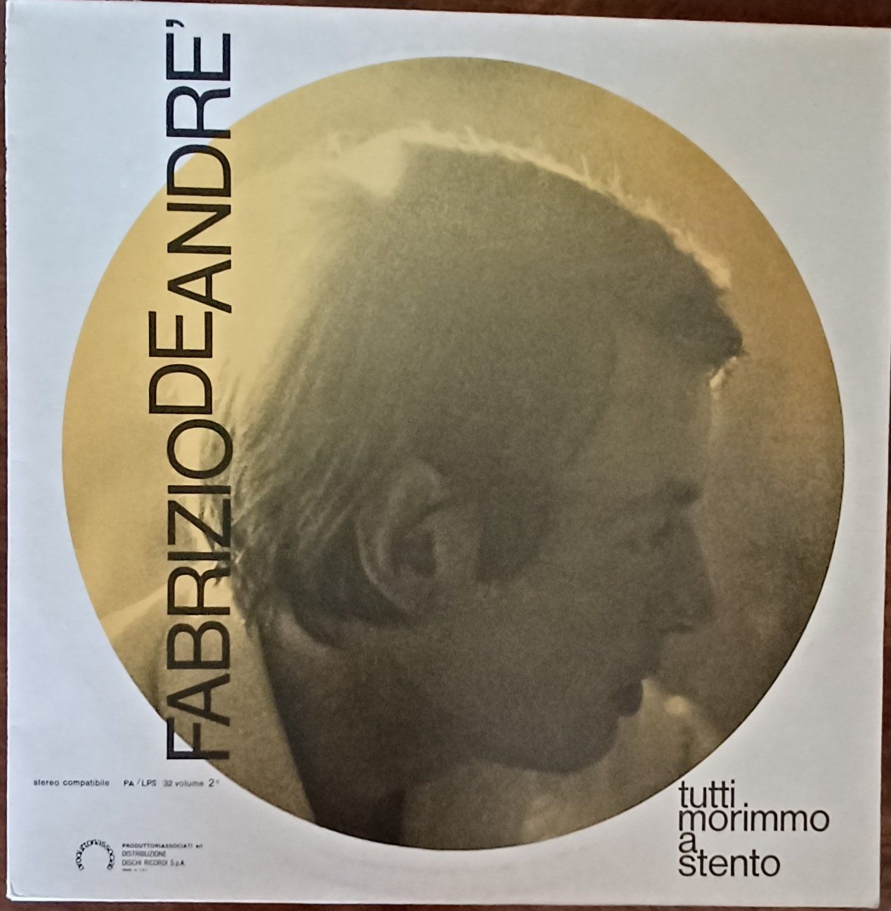 Dischi in vinile: FABRIZIO DE ANDRE' - tutti morimmo a stento 1971 RE  Chanson – Usato da Hägendorf venduto da Plattenhardt