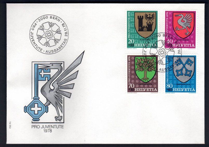 Tutti i francobolli: FDC Pro Juventute 1978 – Nuovo (secondo la descrizione) da Pfäffikon ZH venduto da Romulus