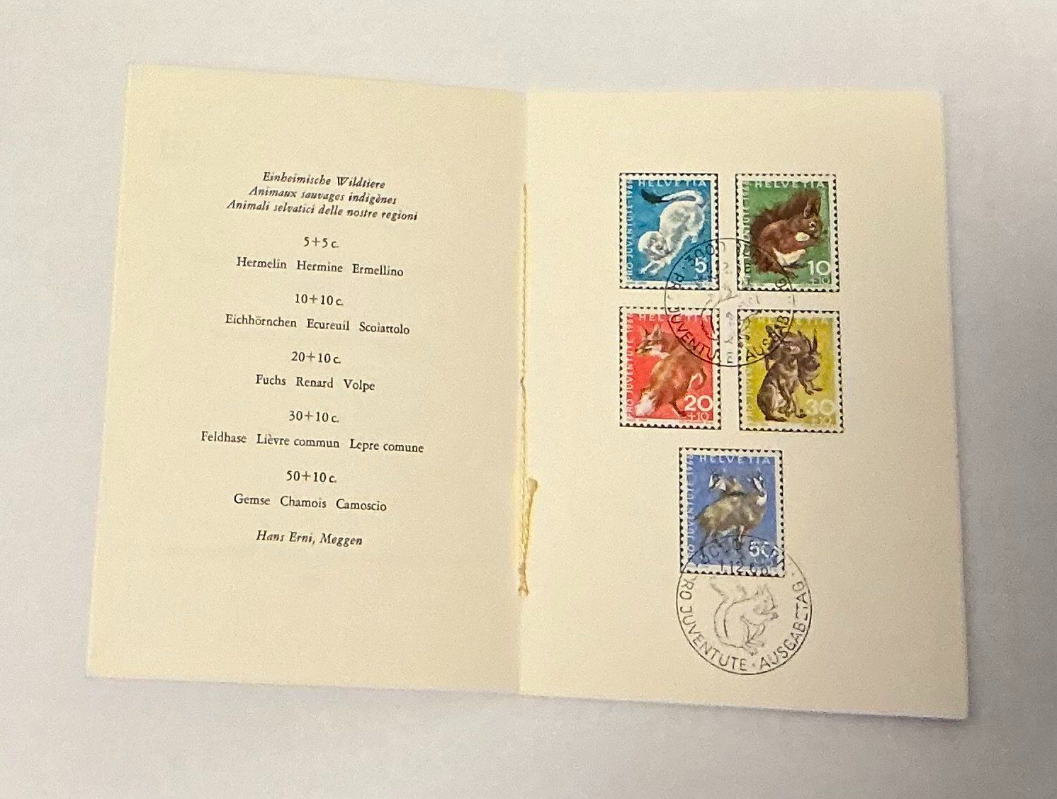 Tutti i francobolli: CH Pro Juventute  Briefmarkenheftchen Satz 1966 – Usato da Koblenz venduto da Markenhimmel