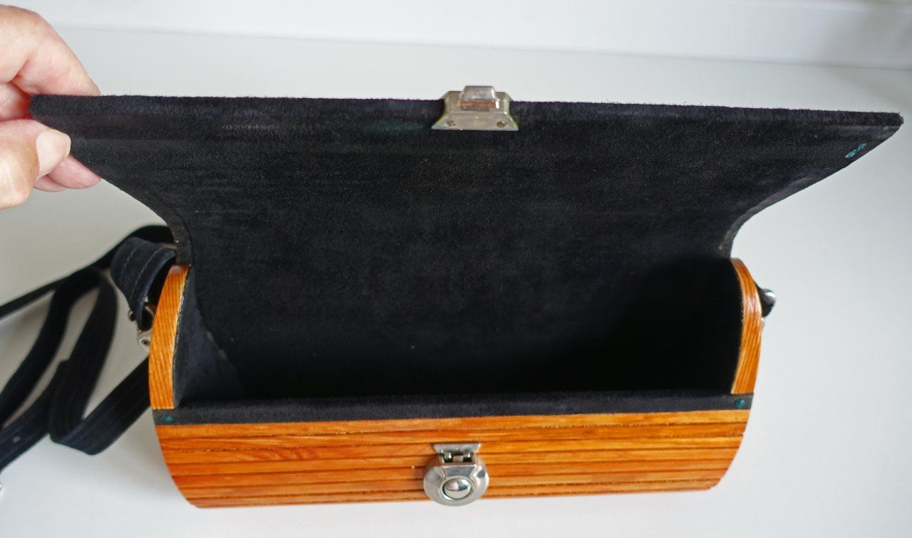 Borse da donna: Handtasche aus Holz – Nuovo (secondo la descrizione) da Zürich venduto da hell80 3