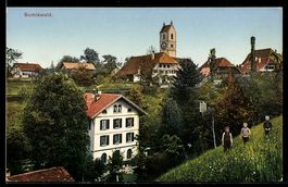 AK Sumiswald, Ortspartie mit Kindern