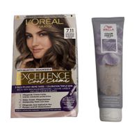 L'OREAL Excellence Cool Creme 7.11 + WELLA Color Fresh Mask