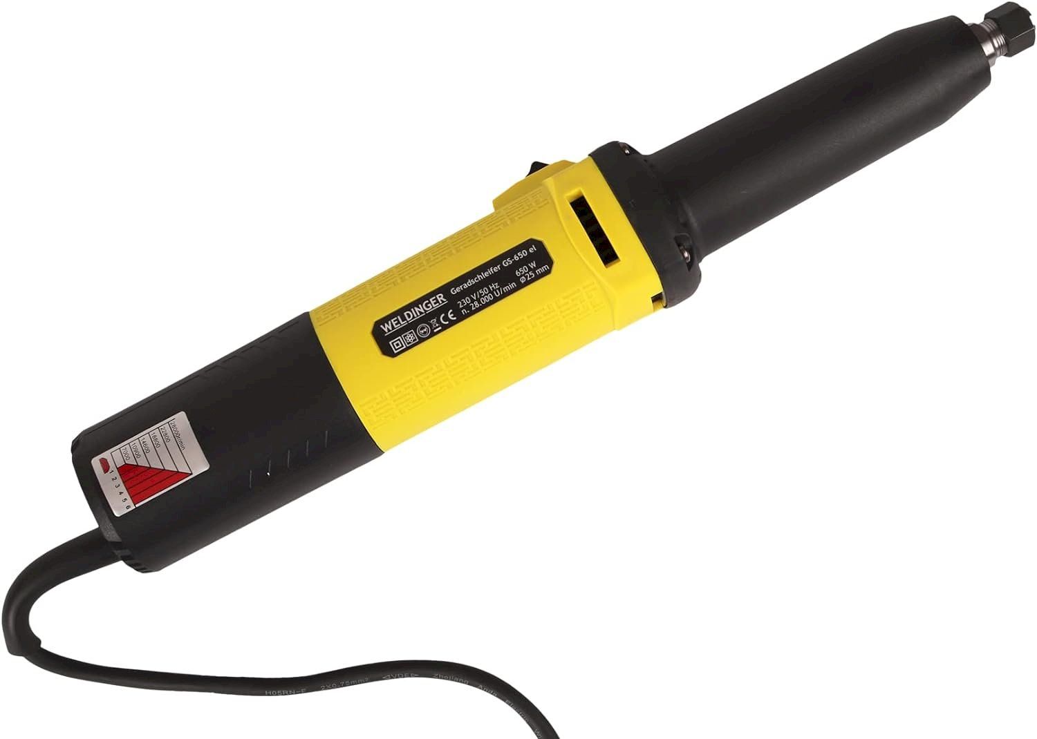 Tous les outils: WELDINGER Geradschleifer GS 650el – Neuf avec emballage d'origine à Bottighofen par zaap 2