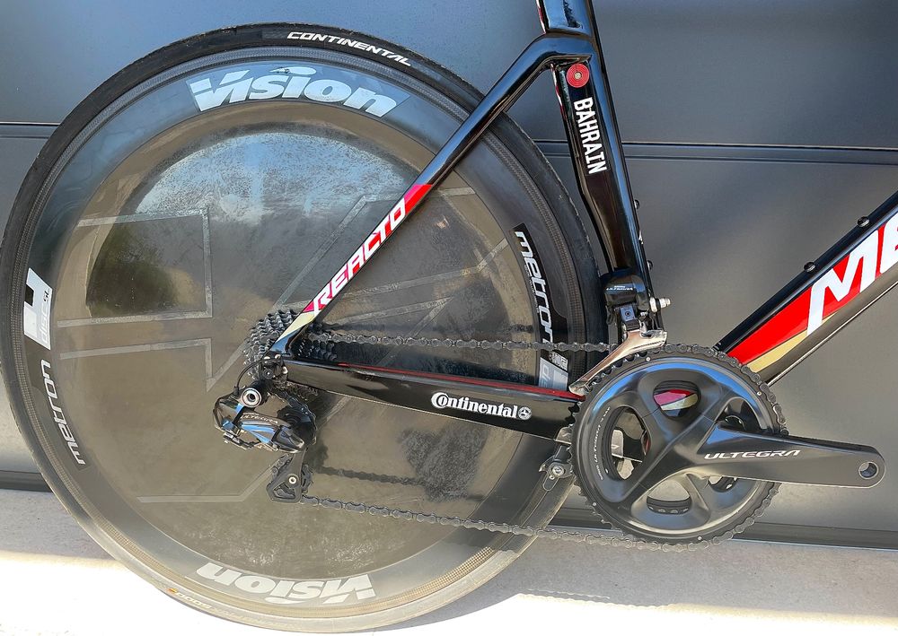 MERIDA REACTO DI2 Team Edition BAHRAIN Rennvelo Triathlon