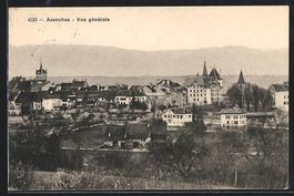 AK Avenches- Vue générale, 1913
