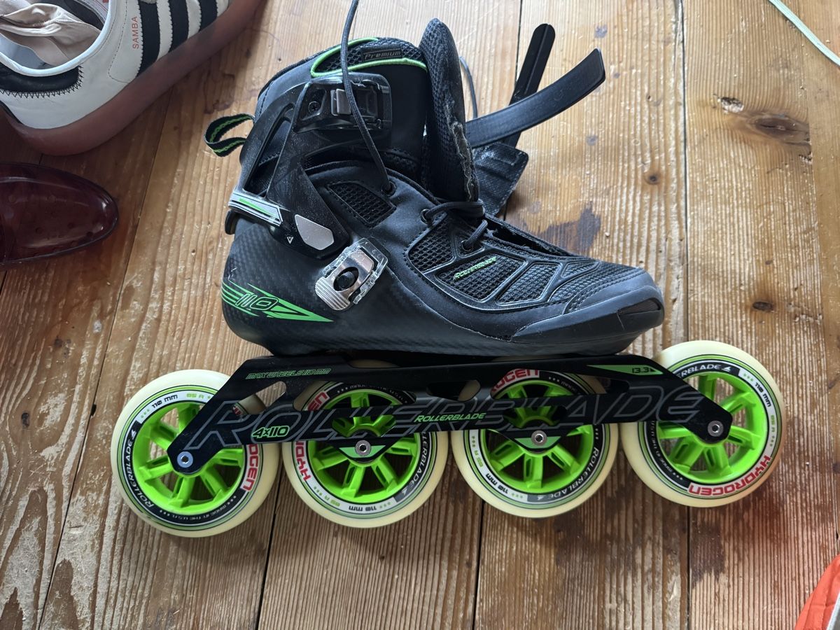 Pattini in linea & Pattini a rotelle: Rollerblades Tempest 110 – Nuovo (secondo la descrizione) da Stans venduto da nomoresmokesignals 1
