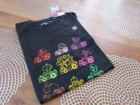 SUPER MARIO 35th Anniversary UNIQLO UT T-Shirt New/Black/L!