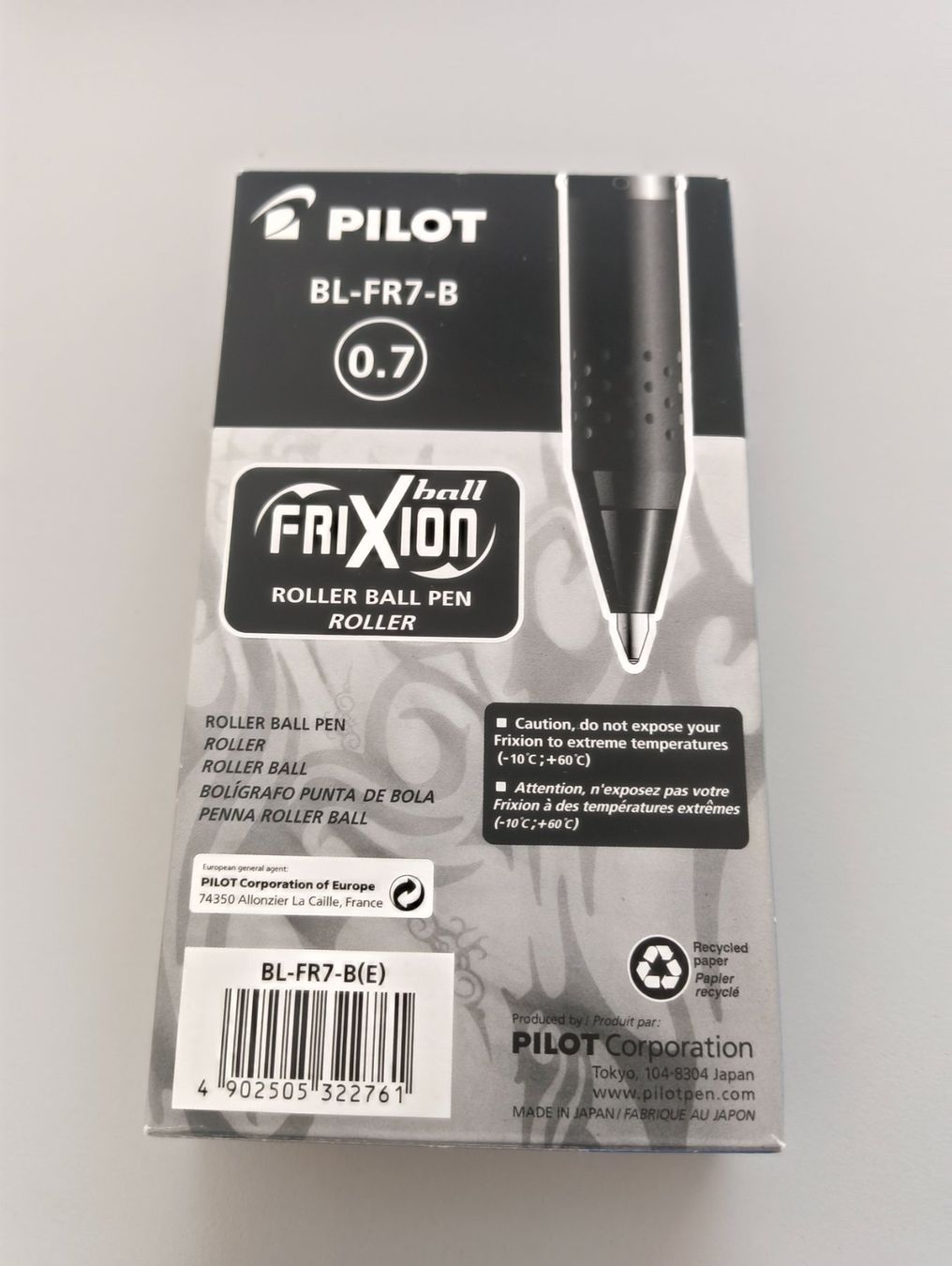 Pilot Penna & Evidenziatori: Pilot FriXion Roller Ball Pen Schwarz – Nuovo (secondo la descrizione) da Bern venduto da TxZ 3
