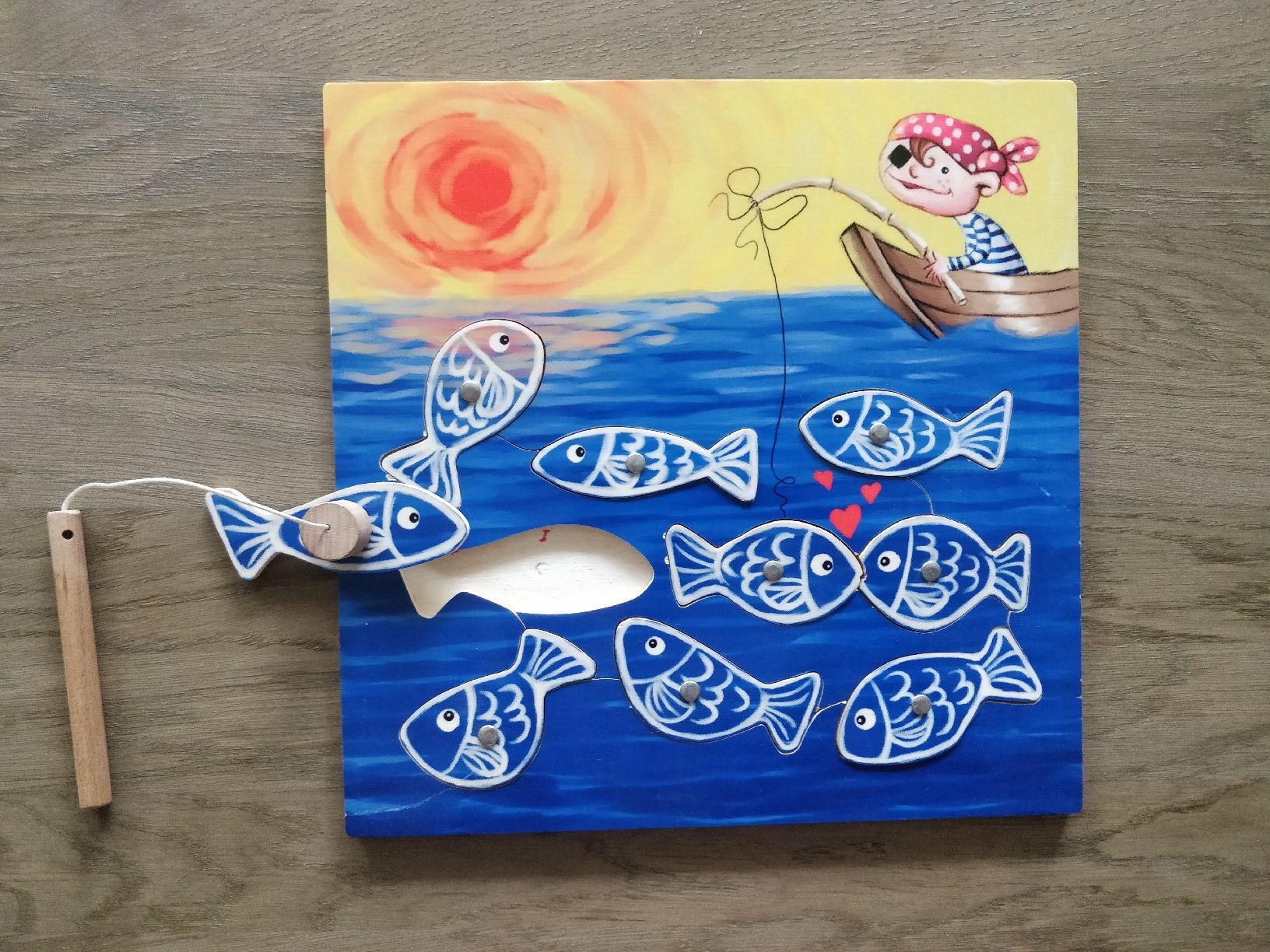 Giochi: Jeu de pêche à la ligne en bois – Usato da Chêne Bougeries venduto da guimzou 1