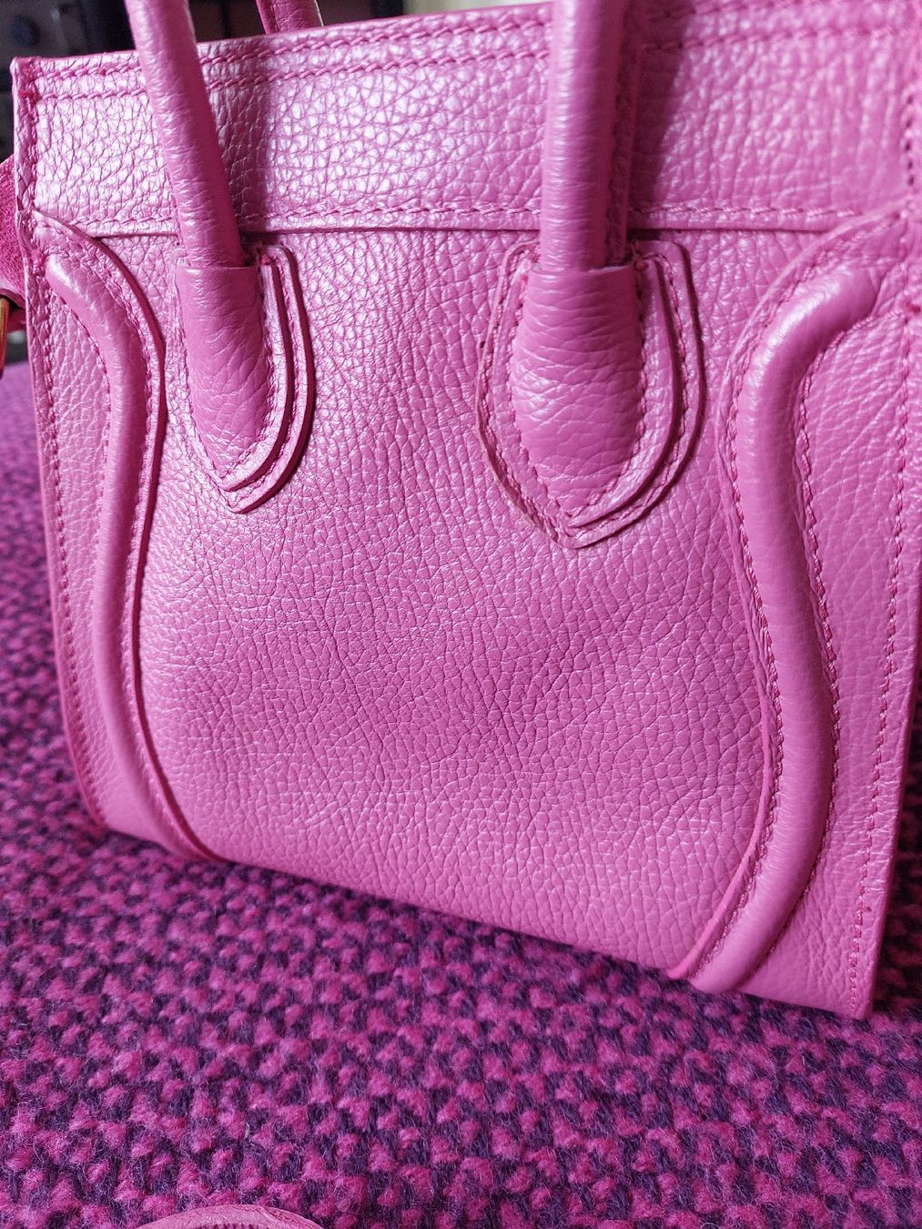 Borse da donna: Damentasche in Pink, Echtleder, neuwertig – Usato da Zürich venduto da Stenat 3