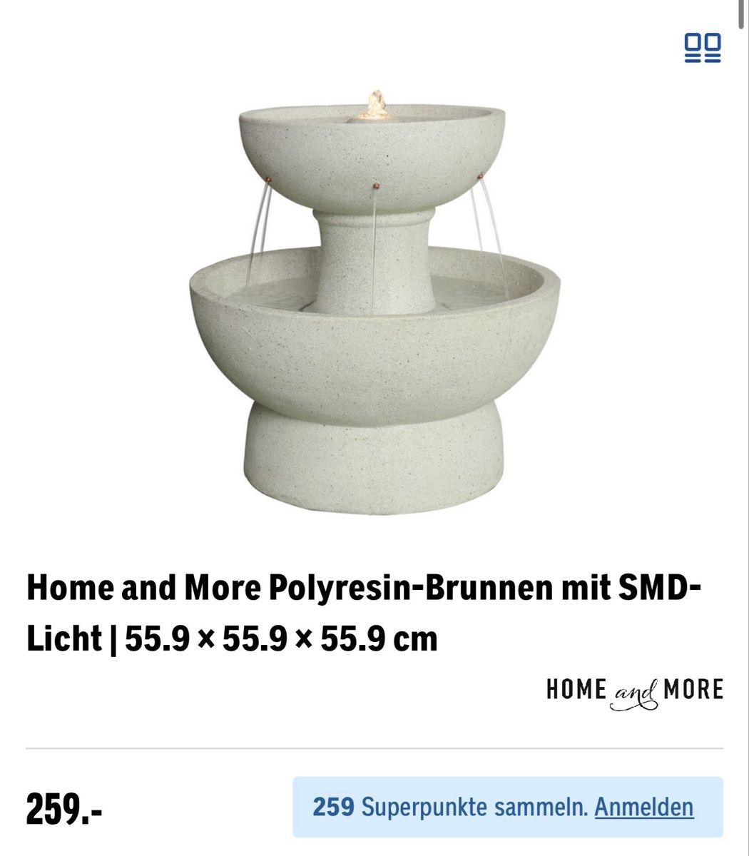 Teiche & Zierbrunnen: Garten brunnen mit licht – Gebraucht aus Lausen von Alexandra83 1