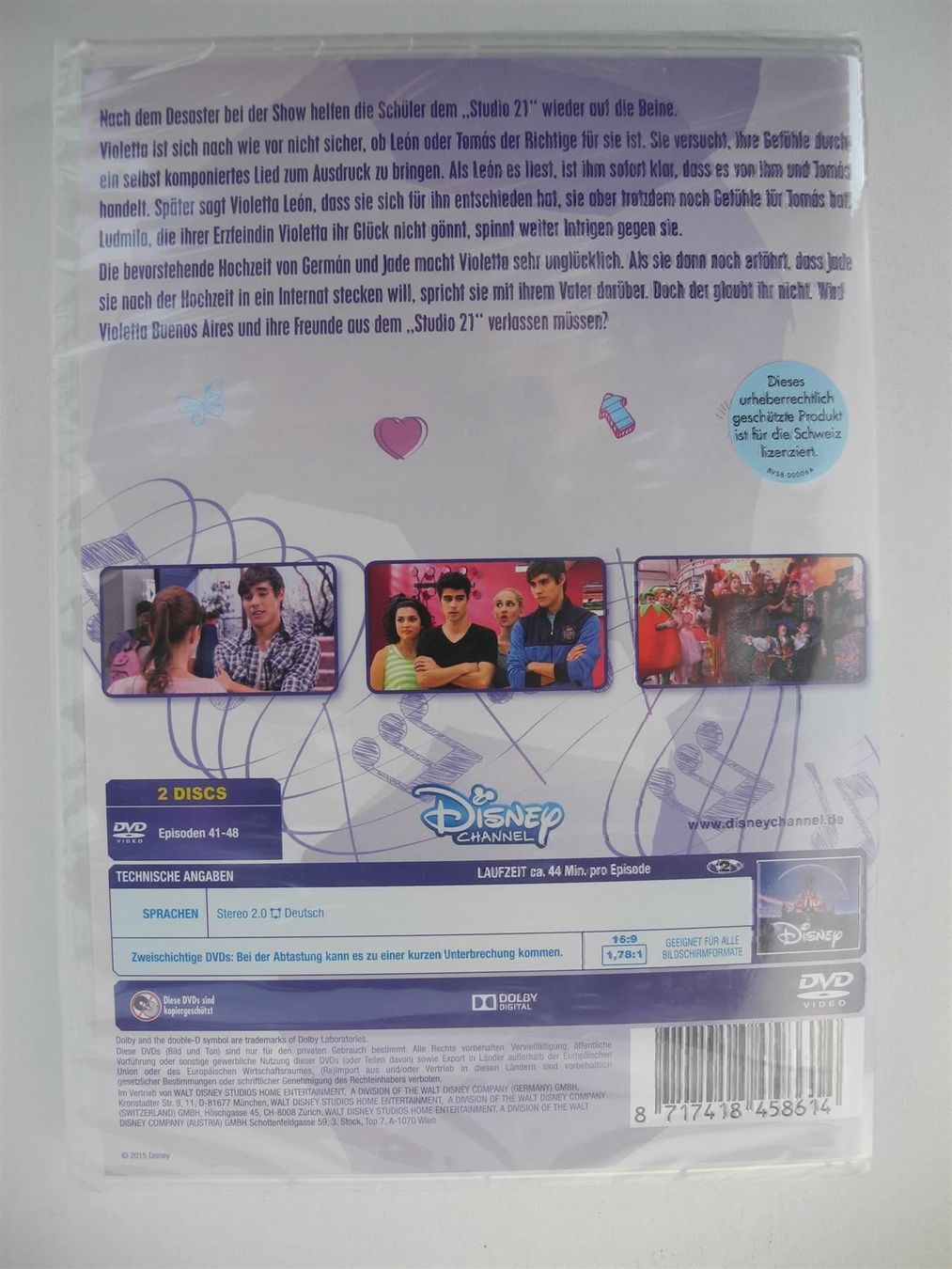 Tutti i DVDs: Disney Violetta Volume 6, Nr. 491 – Nuovo e nell'imballaggio originale da Kottwil venduto da Crazyrolf 1