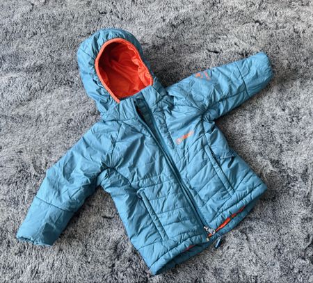 Kinderjacke Sherpa Chilime Grösse 104 orange top Zustand