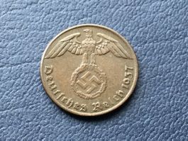 1 Reichspfennig Drittes Reich 1937 A