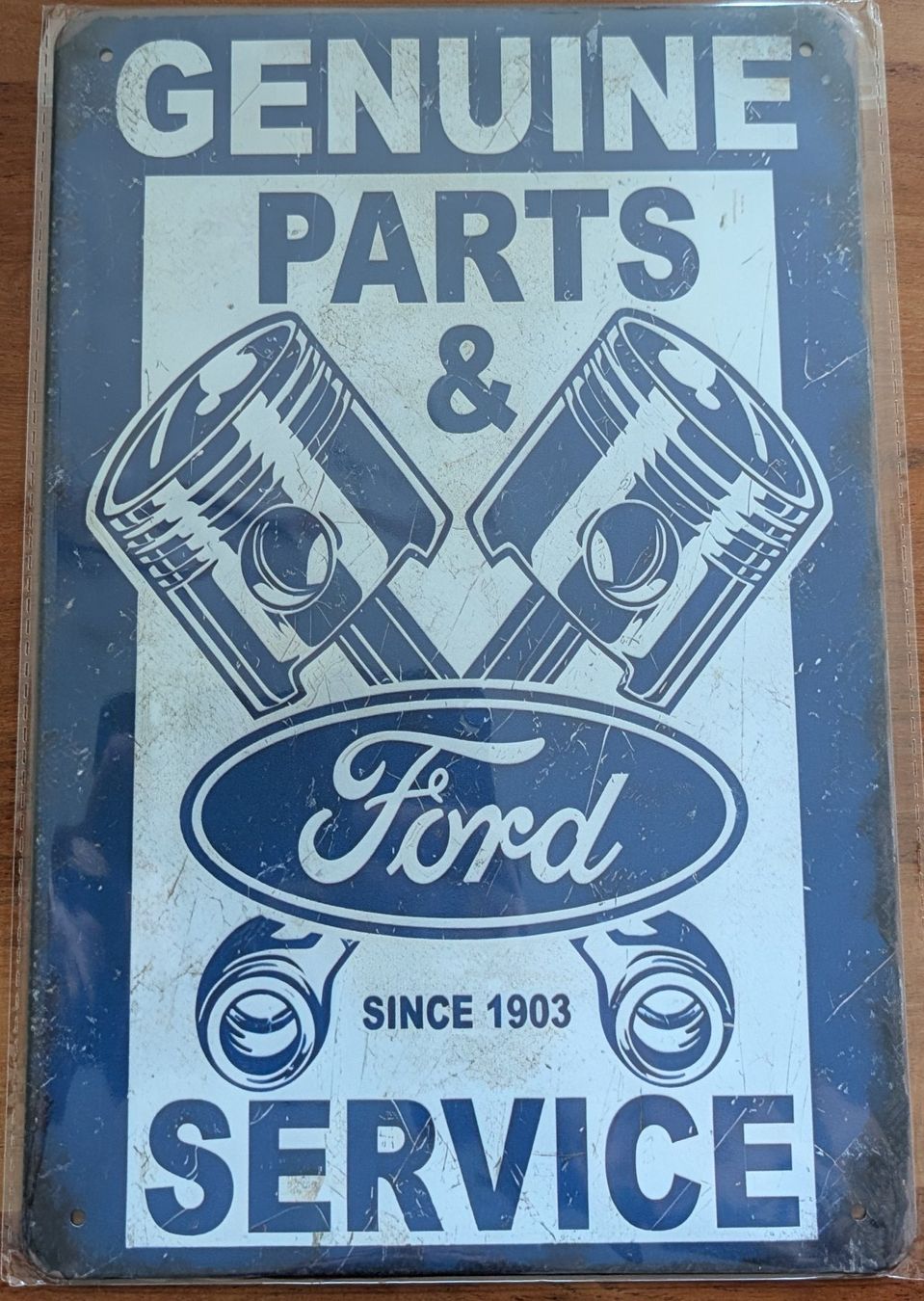 Ford Insegne: FORD / A4 Blechschild /Deko-Schild, neu, originalverpackt – Nuovo e nell'imballaggio originale da Zürich venduto da Milk-and-Chicken