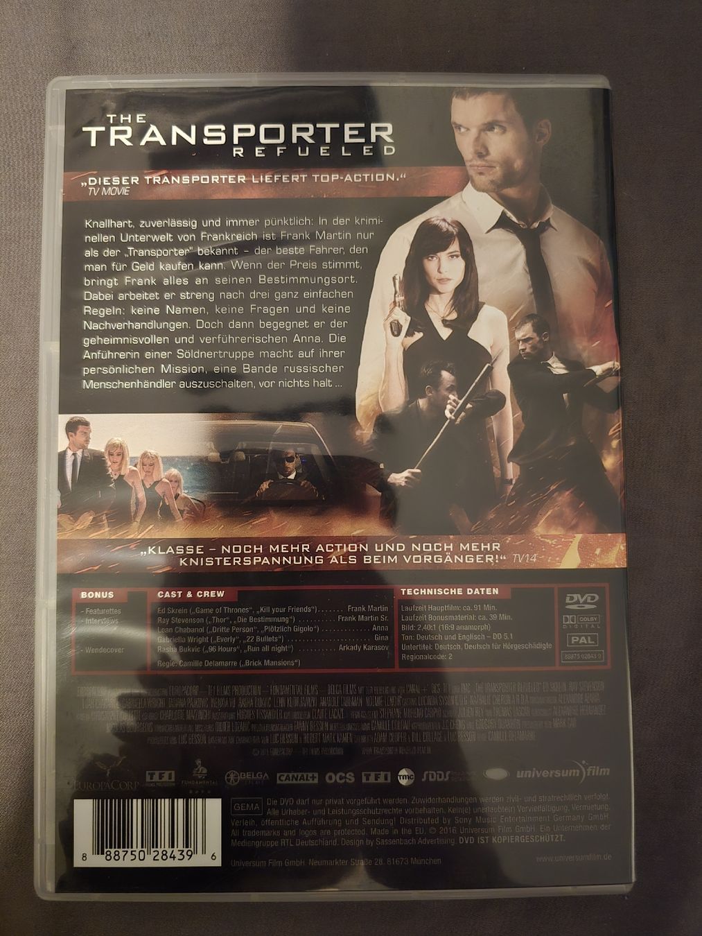 Tutti i DVDs: DVD - The transporter – Usato da Zug venduto da nic_wlj8 1