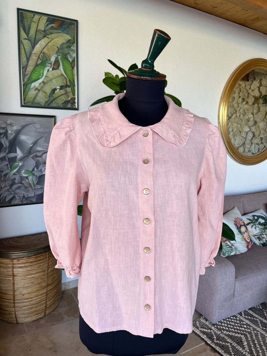 Camicette: Blouse en lin XL SONGE LAB – Nuovo (secondo la descrizione) da Seiry venduto da vanille08