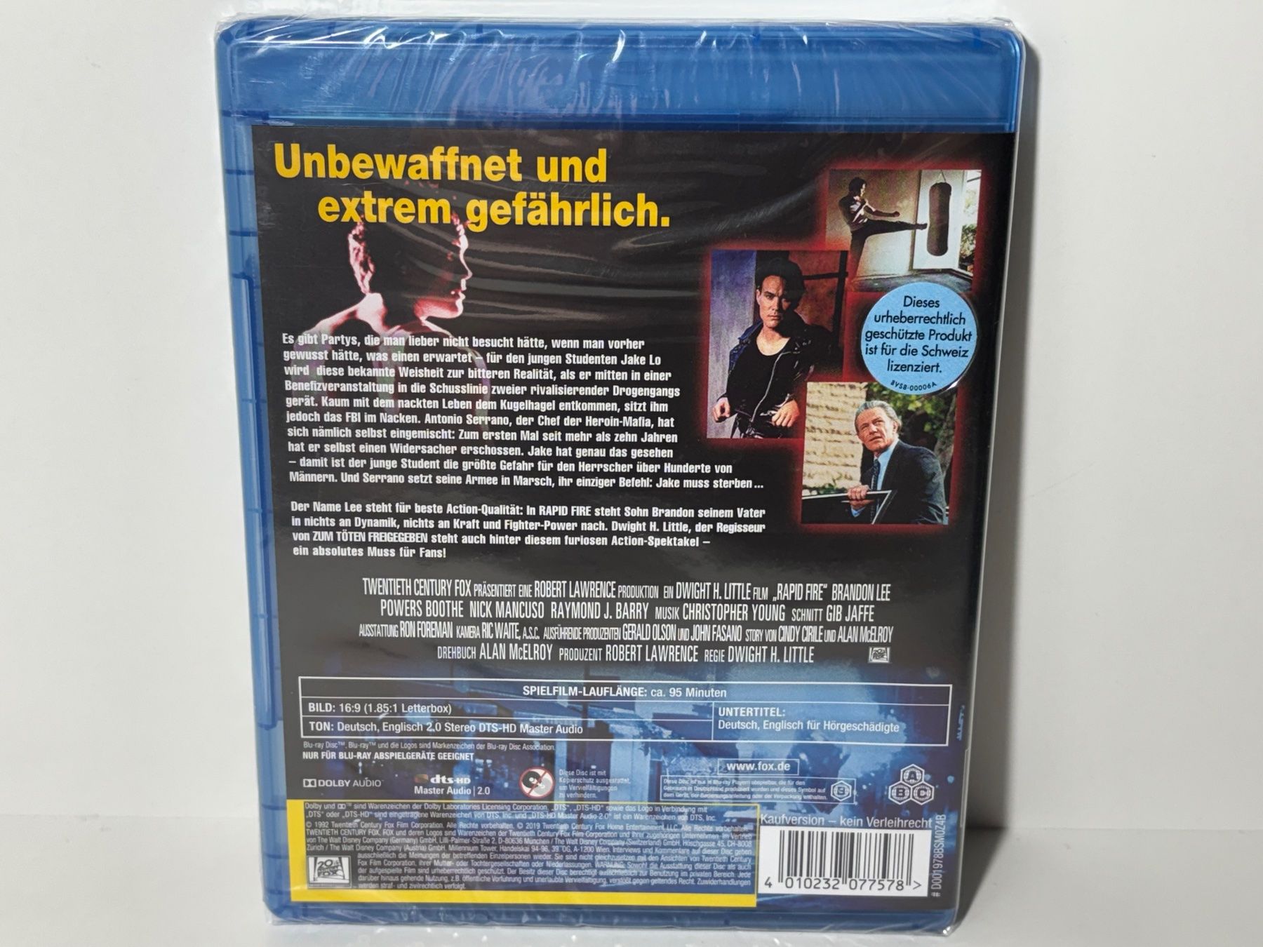 Tutti i DVDs: Rapid Fire Blu Ray OVP – Nuovo e nell'imballaggio originale da Wilderswil venduto da Mr.Fury 1