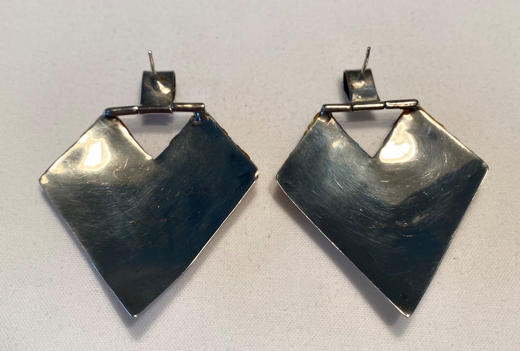 Ohrringe & -stecker: Vintage Sterling Silver Ohrringe | Silver Snake – Gebraucht aus Basel von curated_finds 1