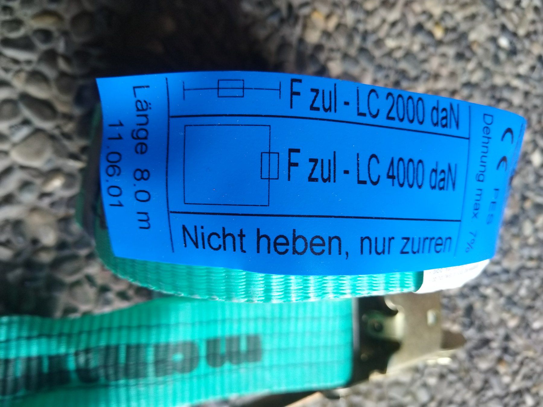Macchine rilegatrici: Zurrgurt mit Ratsche Mammut tec – Nuovo (secondo la descrizione) da Frutigen venduto da Pixele10 3