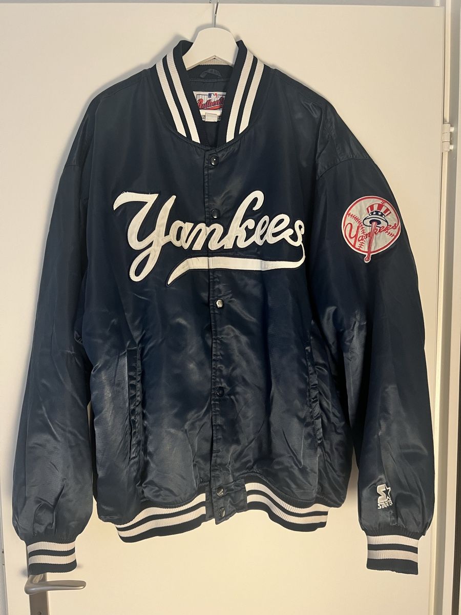 Starter Vestes: Vintage Yankee starter jacket - navy – D'occasion à Zürich par lennyschmied