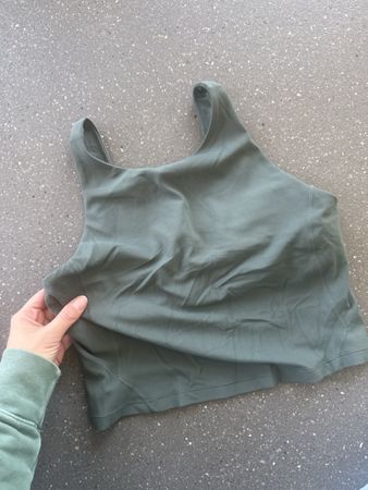 Lululemon olive top size M