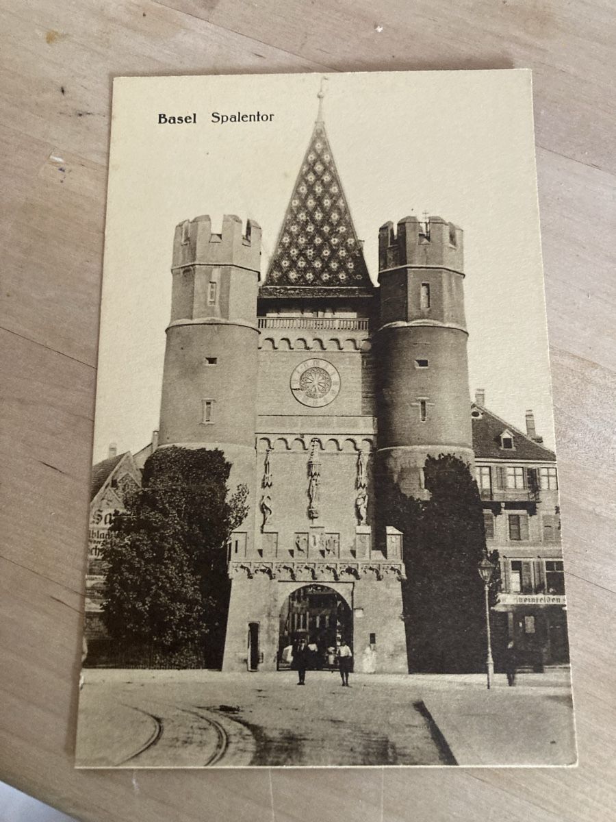 Ansichtskarten: Alte Ansichtskarte Basel Spalentor, Top Zustand! – Gebraucht aus Wichtrach von Queensparkunite