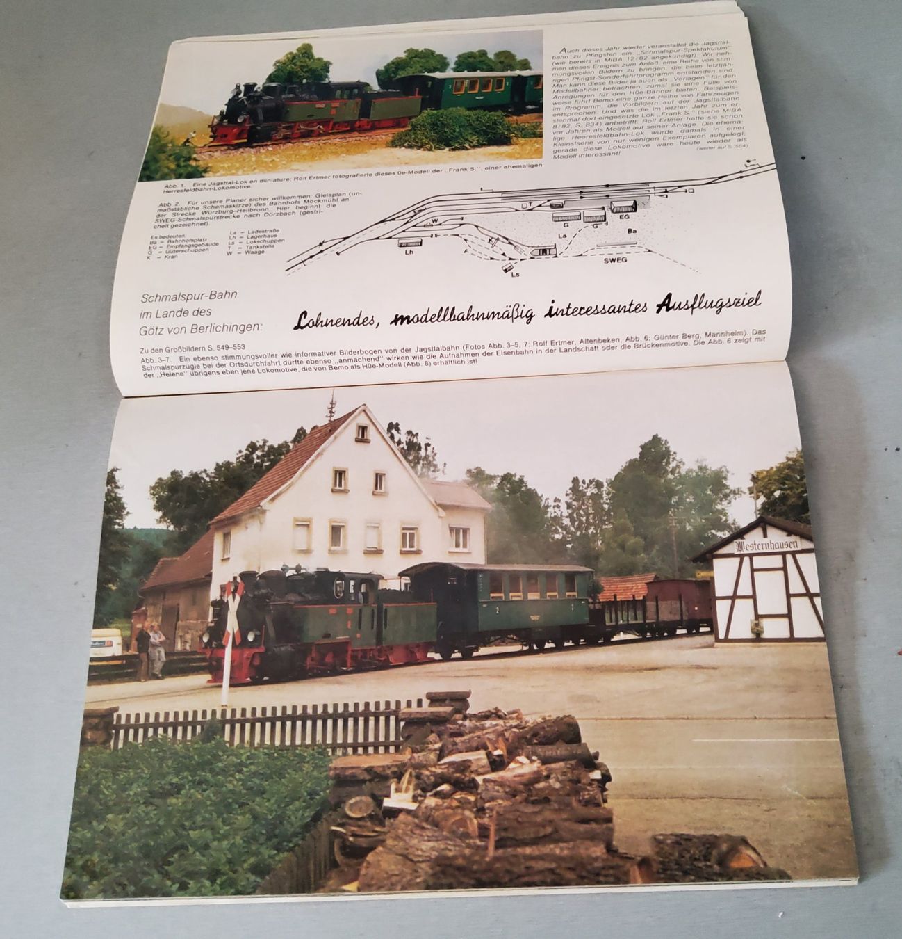 Modellini di ferrovie: Buch MIBA Miniaturbahnen 5/83 – Usato da Grüningen venduto da VENOM59 4