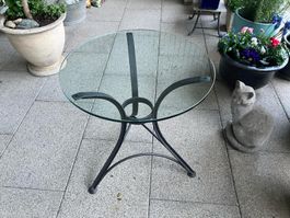 Sofatisch / Couchtisch / altes Eisengestell