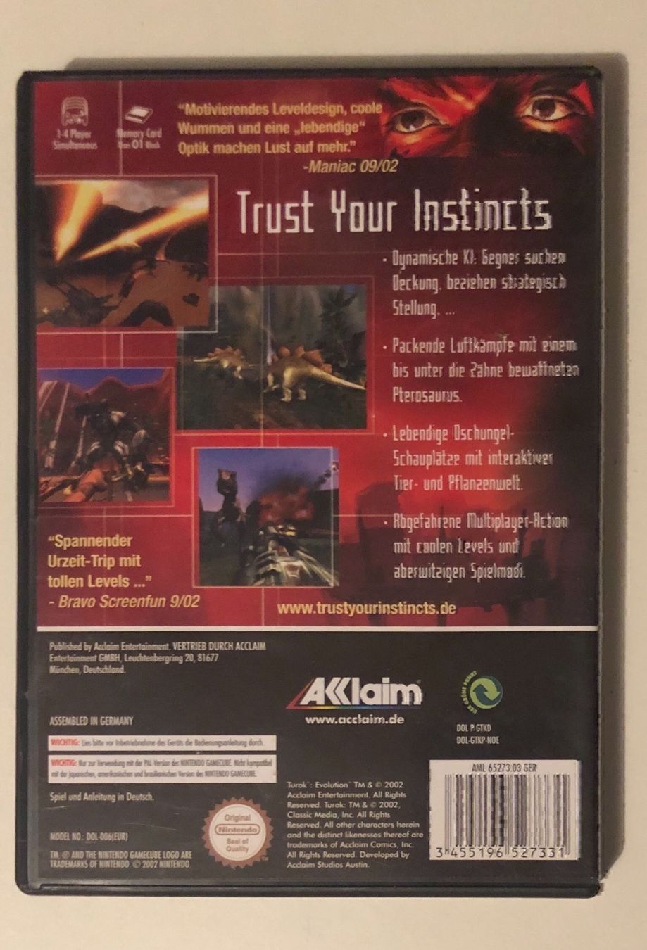 Giochi: Turok Evolution für Nintendo Game Cube – Usato da Kestenholz venduto da Mad18 1