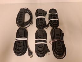 6x Steckerleiste Stromschine Mehrfachstecker