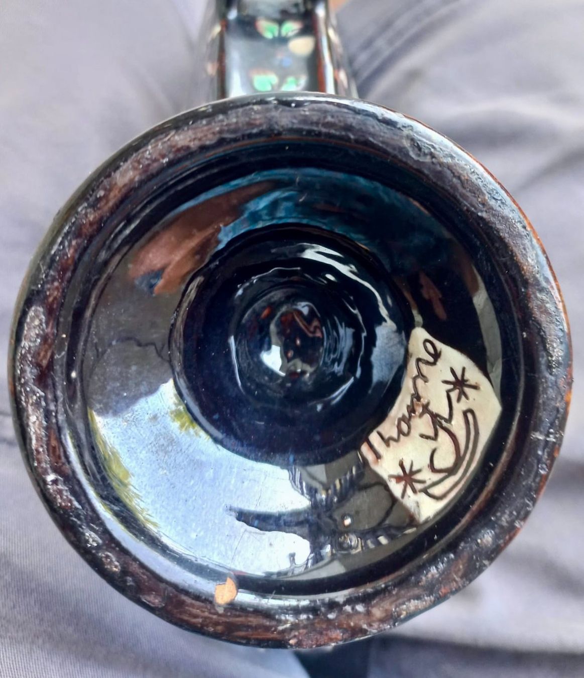 Vasen & Gefässe: Flasche Keramik Wanzenried Thun – Gebraucht aus Burgdorf von glasrabe01 3