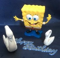Kindergeburtstag Tortendekoration Sponge Bob Kuchendeko