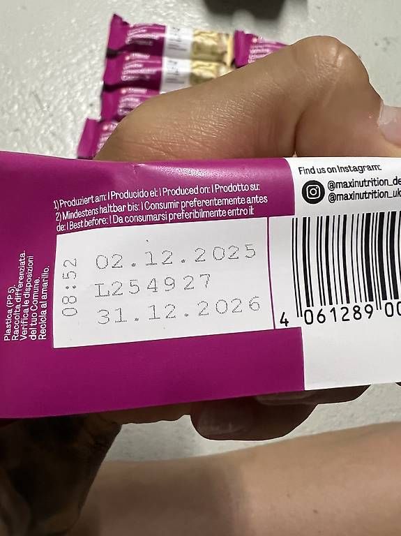 Lebensmittel & Spezialitäten: Proteinriegel Maxi Nutrition – Gebraucht aus Ostermundigen von mara_rebecca 1