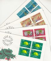 SBK 457 - 460 im 4er-Block FDC
