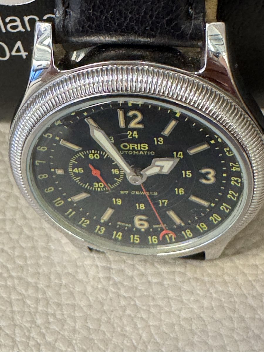 Oris Orologi: Oris Automatic Herrenuhr mit Lederarmband, gute Zustand – Usato da Montévraz venduto da W1965 3