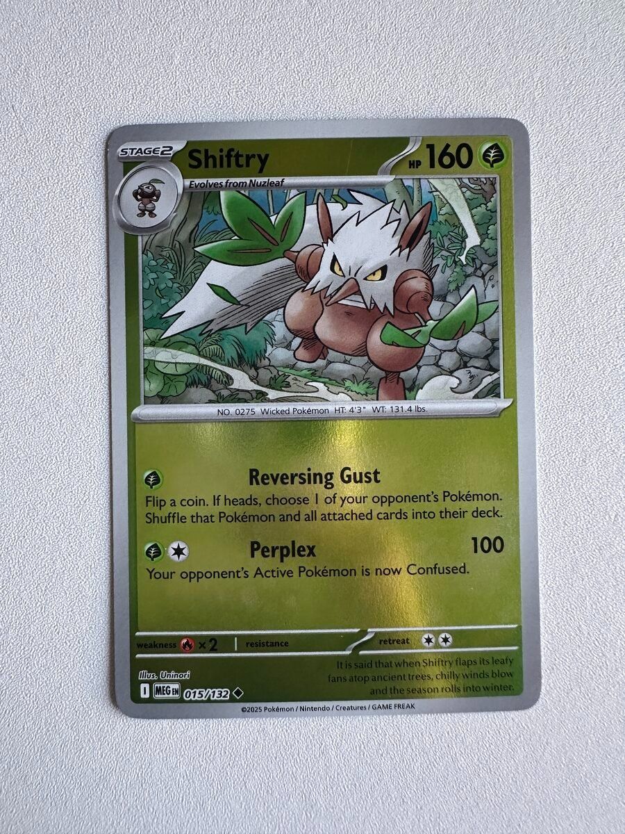 Pokémon Carte collezionabili: Shiftry MEG EN 015/132 HOLO – Nuovo (secondo la descrizione) da Zürich venduto da 05t_bwx2
