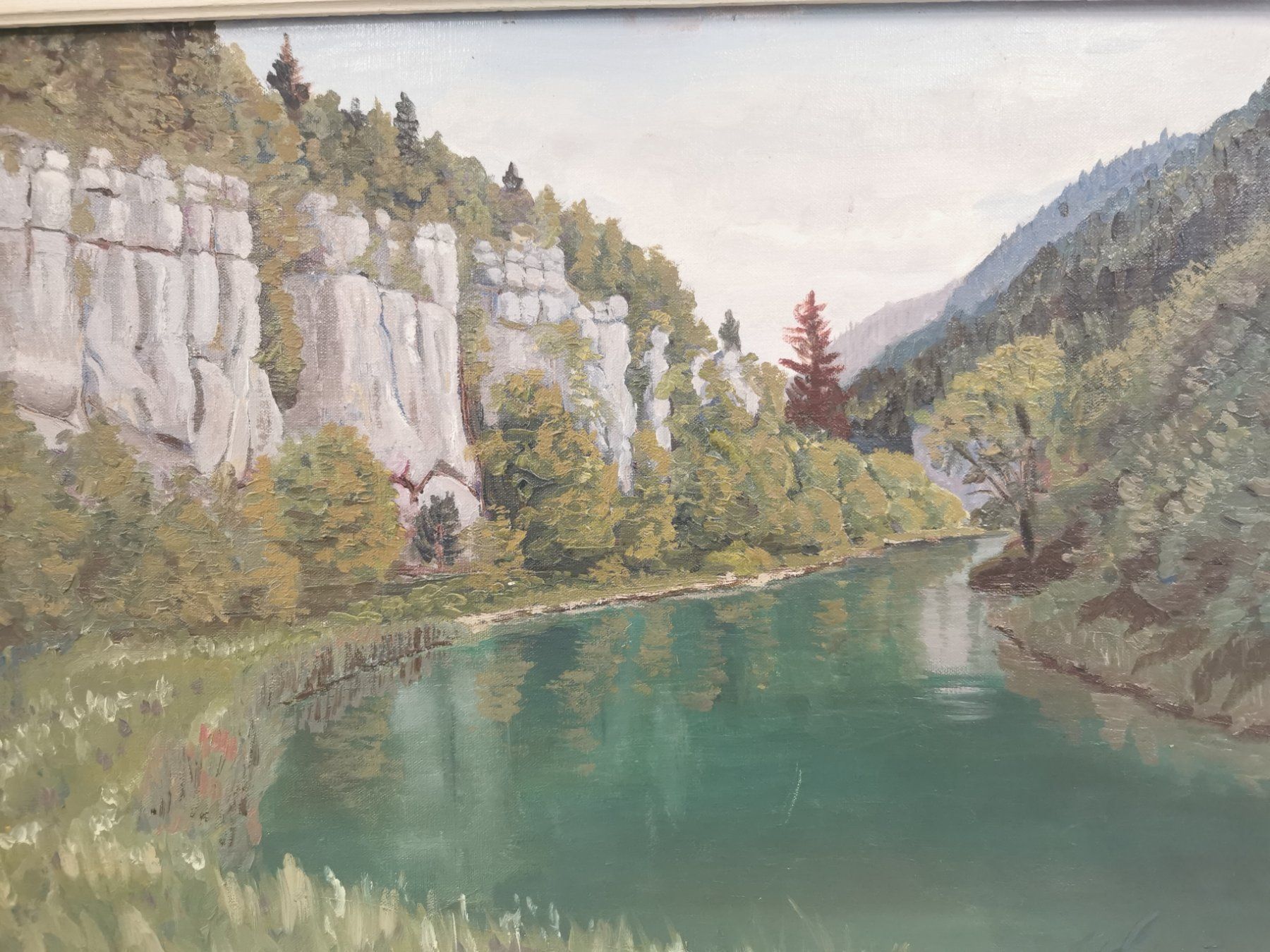 Gemälde: HUILE SUR TOILE SIGNÉE ET DATÉE 56 – Gebraucht aus Genève von Qanil77 1