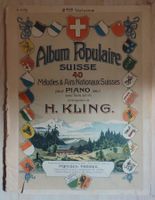 Album populaire Suisse 2ème volume - partitions