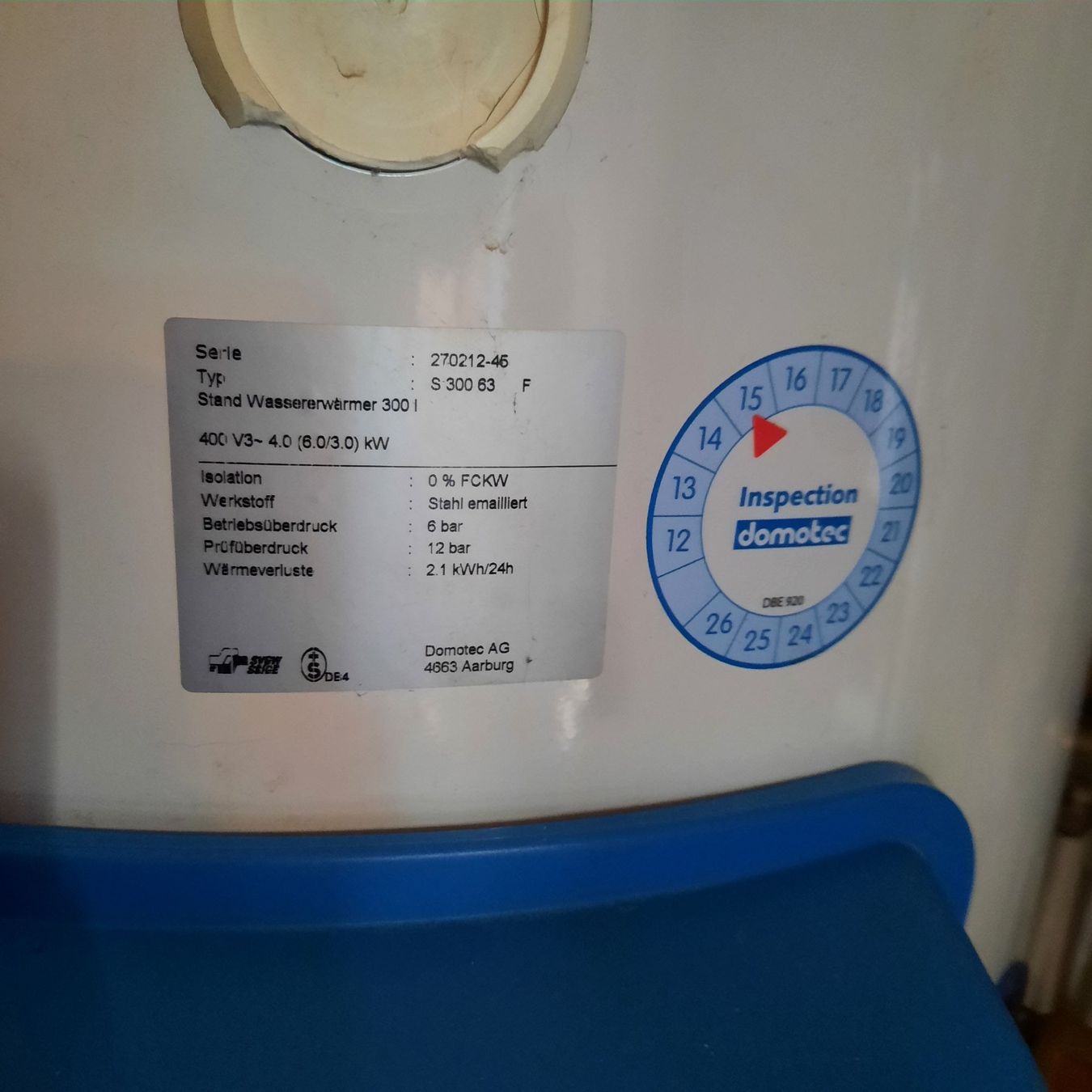 Sanitär: Domotec Wassererwärmer – Gebraucht aus Roggwil BE von grizzly2009
