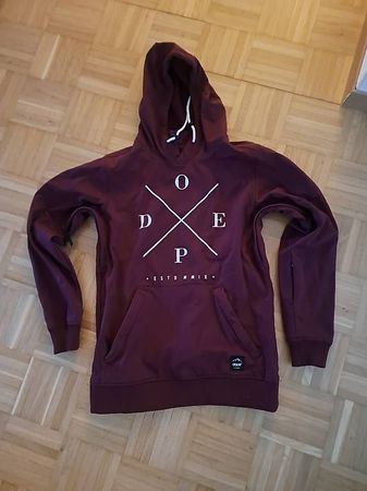Dope Snowboard Hoodie unisex Grösse S burgundy