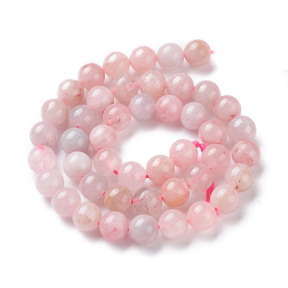Edelsteine: Rosenquarz Perlen 8mm     1 Strang – Neu (gemäss Beschreibung) aus Alpnachstad von perlengaby 1